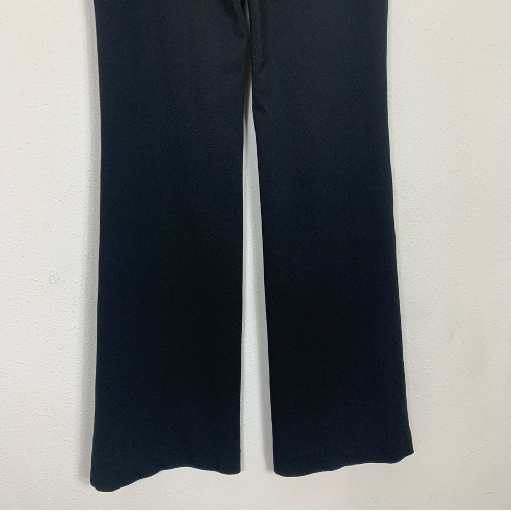 Anthropologie The Essential Flare Trouser Black Pant Business Casual Office Sz 2 - Picture 9 of 10